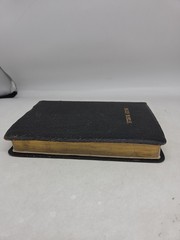[WATER DMG] Cambridge Holy Bible Concordance Morocco Leather Lined India Paper