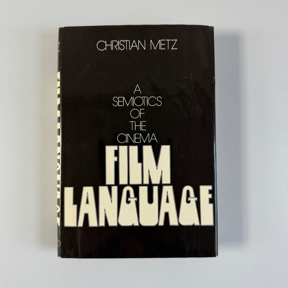 Film Language Christian Metz 1974 First Edition Semiotics Oxford Press