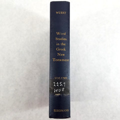 Wuest Word Studies: Vol 3 – 1966 Hardcover by Kenneth S Wuest – NO TEXT MARKS