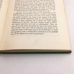 The Biblical Text In The Making A Study Of The Kethib-Qere By Robert Gordis 1971