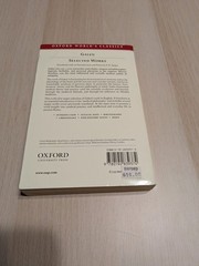 Selected Works by Peter N. Singer and Galen (2002, Uk-Trade Paper)