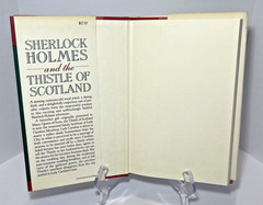 1ST ED HCDJ | SHERLOCK HOLMES and the Thistle of Scotland by LB Greenwood