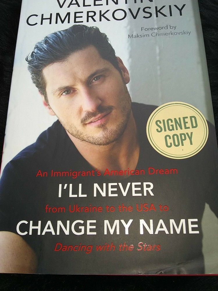 Valentin Chmerkovskiy: I’ll Never Change My Name [SIGNED COPY] New corner squish
