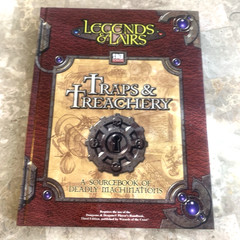 Legends & Lairs Sourcebook Lot Traps Treachery Spellcraft Seafarer D&D RPG Books