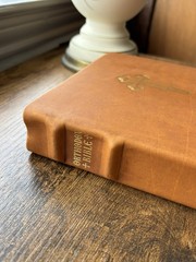 Orthodox Study Bible Genuine Leather Bound Custom Edition Ribbon Markers