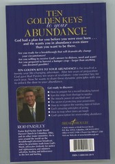 Ten Golden Keys to your Abundance Paperback Book Rod Parsley 190 Pages 8 3/8″