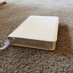 Cambridge Bible KJV White French Morocco Bonded Leather Slipcase Brevier Text