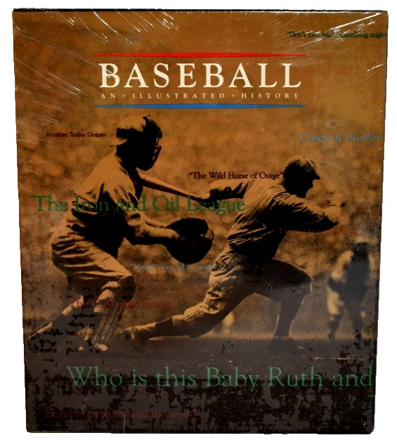 VTG New Baseball An Illustrated History by Geoffrey C. Ward & Ken Burns Book