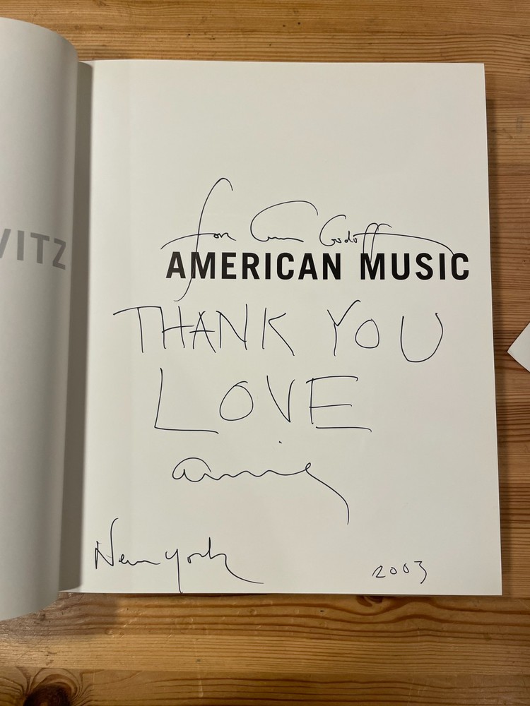 SIGNED American Music By Annie Leibovitz 2003 First Edition Hardcover