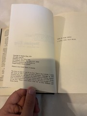 Stephen King The Dead Zone Book Club Edition 1979