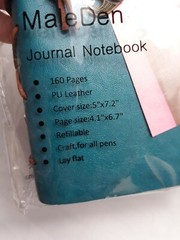 Male Den Green PU Leather Journal Notebook 5×7.2″ 160 pages