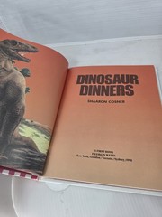 Dinosaur Dinners Shaaron Cosner 1991 Franklin Watts Library Edition Hardcover