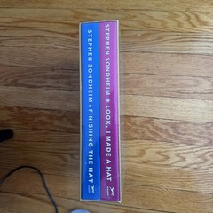 Hat Box: Collected Lyrics of Stephen Sondheim Box Set by Stephen Sondheim *NEW*