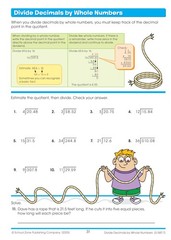 School Zone Math Basics 5 Workbook: 64 Pages, 5th Grade, Division, Order of…