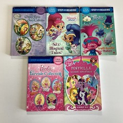 Step Into Reading Early Readers Collection Kindergarten 1st Grade 5 Book Lot