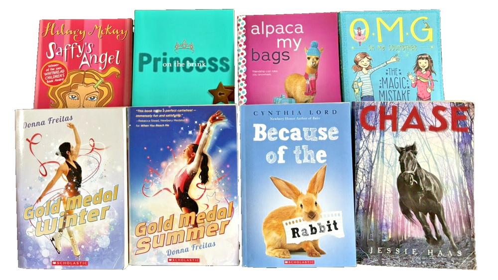 Lot 8 Girl’s Books Horse Sports Animals 4th 5th 6th 7th Grade AR Points 4.0-11.0