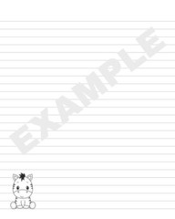 Composition Notebook – Cute Jungle Safari Animals – 110 Pages