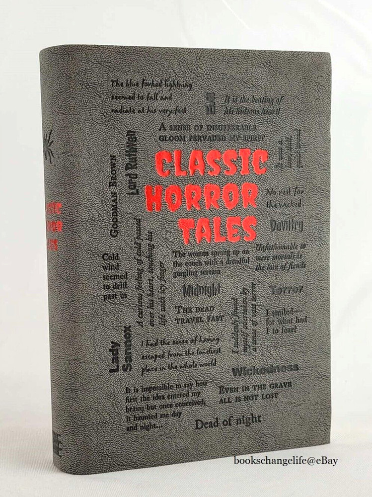 CLASSIC HORROR TALES Stoker Poe James Lovecraft … Flexi Bound Faux Leather NEW