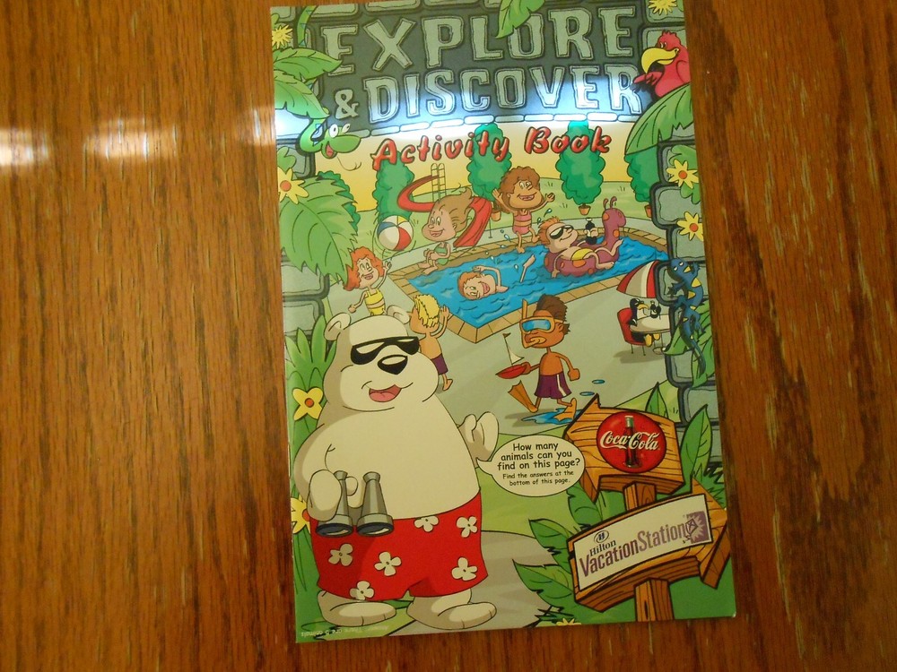 HILTON Vacation Stations Activity Book (14 Pages) BUY 1 GET TWO FREE – NEW