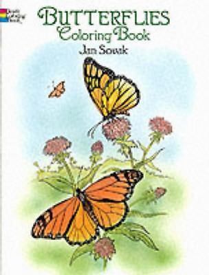 Butterflies Coloring Book; Dover Butterfly – 9780486273358, Jan Sovak, paperback