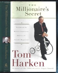 Signed The Millionaire’s Secret HB w/dj-Tom Harken-1998-221 pages