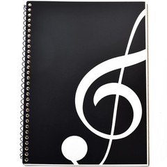 Music Notebook Composition Manuscript Staff Notebook with 100 Pages 10.24×7.5 in