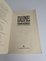 Dune by Frank Herbert Ace 25th Anniversary Edition PB Sci-Fi Classic G to VG