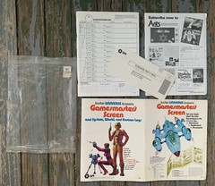 Universe SPI Games Masters Screen Game Book Logs 1981 Dragon Quest
