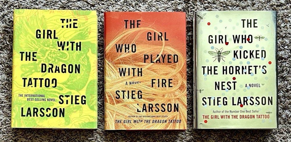 The Millennium Trilogy Hardcover ALL 1st Edition 1st Printing by Stieg Larsson