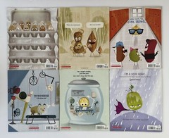 Good Egg-Bad Seed-Cool Bean-Couch Potato-Smart Cookie-Sour Grape Kids Book Lot 6