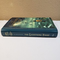 The Lightning Thief Percy Jackson Hardcover OOP Rick Riordan Unclipped Jacket