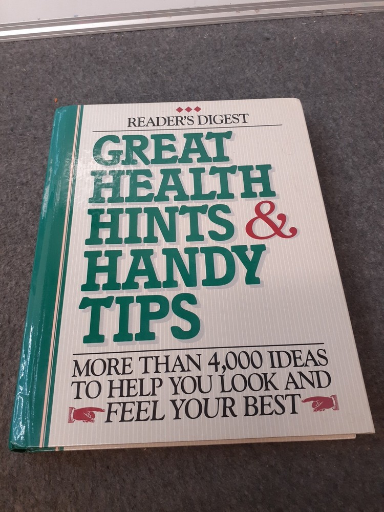 Great Health Hints And Handy Tips by Reader’s Digest (1994, Hardcover)