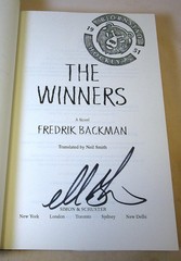 SIGNED The Winners by Fredrik Backman Signed Title Page with Stamp, 1st Ed. New