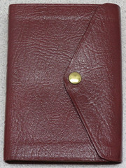 Holy Bible KJV Holman 1989 – Bonded Leather – Button Snap – Burgundy Verse Ref