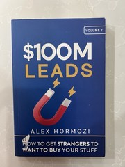 Acquisition.com $100M Leads Alex Hormozi Paperback Sales Marketing Business
