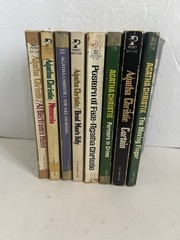 Lot of 8 Vintage Agatha Christie Paperbacks Mixed Titles & Years