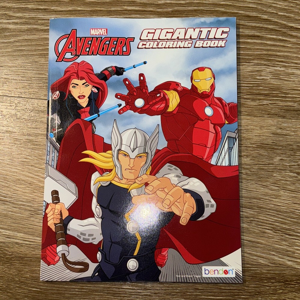 Marvel Avengers Coloring Activity Book 192 Pages Iron Man Captain America & More