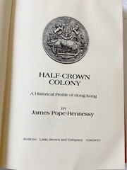 (First American Edition) 1969 HC HALF-CROWN COLONY, A HISTORICAL PROFILE OF HO..