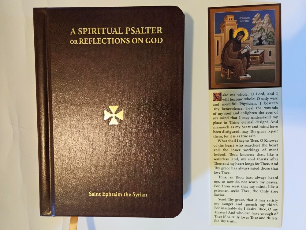 A Spiritual Psalter or Reflections on God (Hardcover) with Prayer Bookmark -NEW