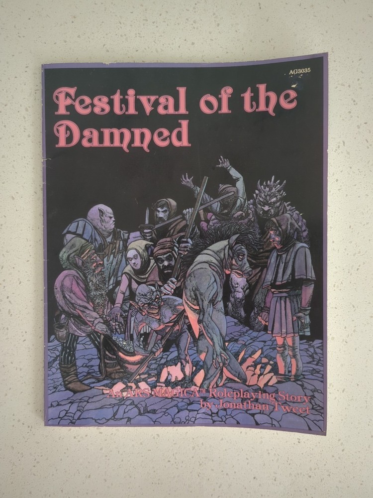 1991 Festival of the Damned An Ars Magica Roleplaying Story Atlas Games AG3035