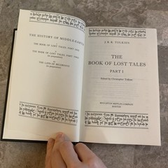 J.R.R. Tolkien The Book of Lost Tales Part One 1984 First Book Club Edition HCDJ