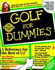 Golf For Dummies (For Dummies Series) – Paperback By McCord – GOOD