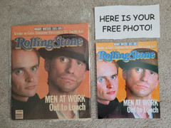 Rolling Stone Magazine June 1983 Men At Work 398 + FREE PHOTO + FREE SHIPPING