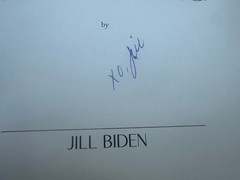 AUTOGRAPHED SIGNED View from the East Wing by Jill Biden