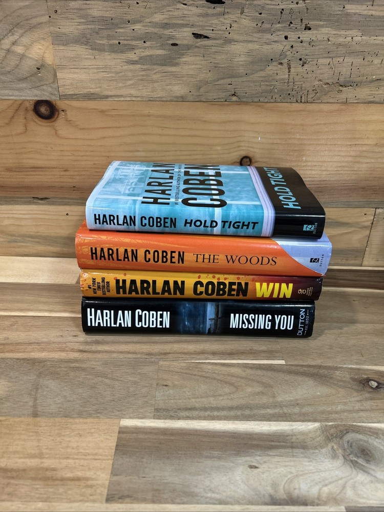 Harlan Coben Books Lot of 4 Hardcover Books Mystery Thriller Suspense