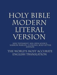 Holy Bible Modern Literal Version MLV Leather Softcover 8.5in 320 Pages