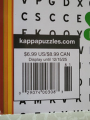Kappa Word Seek Puzzles- Lot of 2-Extra Large & Blue Ribbon-For The Whole Family