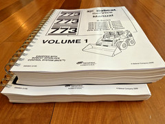 BOBCAT 773 High Flow Turbo G Series Service Manual BINDING COVERING FOLDOUTS