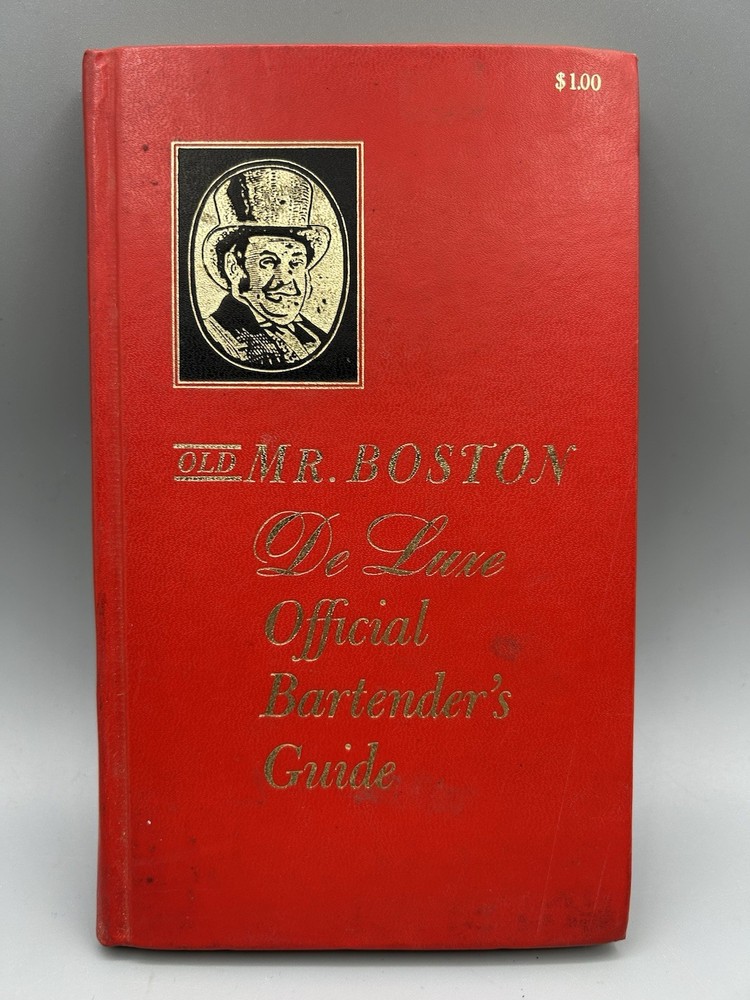Vintage Old Mr Boston Deluxe Official Bartenders Guide 1961 19th Printing