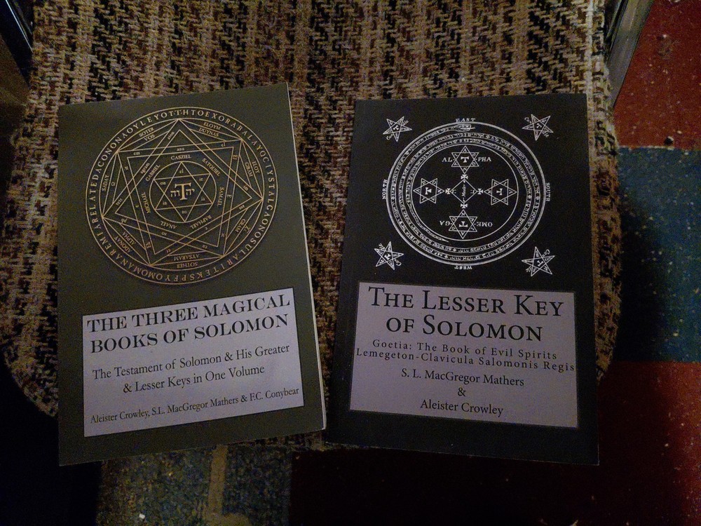 The Three Magical Books Of Solomon And The Lesser Key Of Solomon Goetia Books